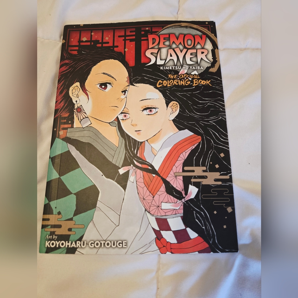 New Demon Slayer: Kimetsu no Yaiba: The Official Coloring Book